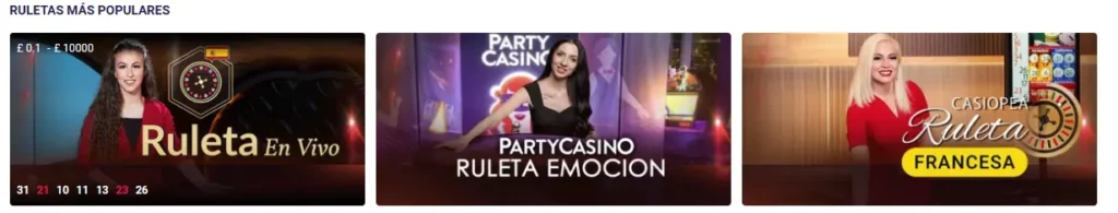 Party Casino Ruleta
